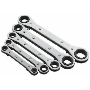 TZ - heavy duty 5PC af imperial reversible ratchet ring spanner wrench set new TZ - heavy duty 5PC af imperial reversible ratchet ring spanner wrench set new