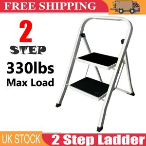 BRIEFNESS Heavy Duty Steel 2 Step Ladder Portable Compact Folding Metal Stepladder Stool Multi Purpose for Home Garden Warehouse Kitchen Mini Small Stepladder BRIEFNESS Heavy Duty Steel 2 Step Ladder Portable Compact Folding Metal Stepladder Stool Multi Purpose for Home Garden Warehouse Kitchen Mini Small Stepladder