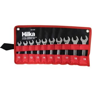 Hilka - stubby spanner set 10PC metric combination wrench 10-19MM 16511002 Hilka - stubby spanner set 10PC metric combination wrench 10-19MM 16511002