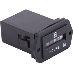 TEHTUY Hour meter, DC 6-80V mechanical meter gauge for motorboat, generator, petrol, diesel engine (2) TEHTUY Hour meter, DC 6-80V mechanical meter gauge for motorboat, generator, petrol, diesel engine (2)