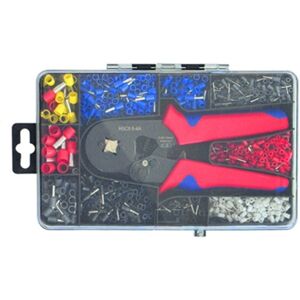 Tlily - HSC8 Cable Wire Crimper Crimping Tool Plier Set 6-4/6A 23-7AWG Self 1200Pcs Cord End Bootlace Ferrules Terminals Kit Tlily - HSC8 Cable Wire Crimper Crimping Tool Plier Set 6-4/6A 23-7AWG Self 1200Pcs Cord End Bootlace Ferrules Terminals Kit