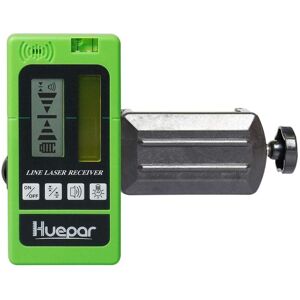 Huepar - LR-5RG Laser Detector for Pulse Lasers, Digital Green and Red Laser Receiver, Use with Line Lasers, Distance up to 50-60m, with Backlit lcd Huepar - LR-5RG Laser Detector for Pulse Lasers, Digital Green and Red Laser Receiver, Use with Line Lasers, Distance up to 50-60m, with Backlit lcd