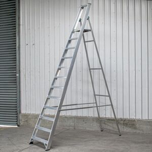 Bps Access Solutions - 12 Step Industrial Platform Step Ladder Bps Access Solutions - 12 Step Industrial Platform Step Ladder