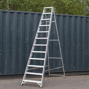 Bps Access Solutions - 12 Step Industrial Swingback-Builders Step Ladder Bps Access Solutions - 12 Step Industrial Swingback-Builders Step Ladder