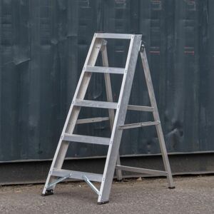 Bps Access Solutions - 5 Step Industrial Swingback-Builders Step Ladder Bps Access Solutions - 5 Step Industrial Swingback-Builders Step Ladder
