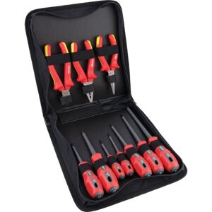 Insulated Screwdriver & Plier Set 10 Piece - Kennedy Insulated Screwdriver & Plier Set 10 Piece - Kennedy