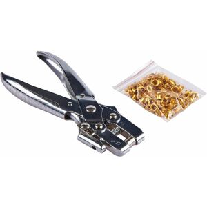 AM-TECH Heavy Duty Eyelet Plier - With 100pc Eyelets - B2550 AM-TECH Heavy Duty Eyelet Plier - With 100pc Eyelets - B2550