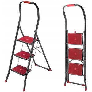 KADAX Folding Steel Ladder, Step Ladder with a load capacity of up to 150kg KADAX Folding Steel Ladder, Step Ladder with a load capacity of up to 150kg
