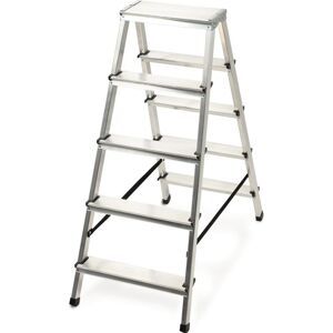 KADAX household ladder, folding step stool with load capacity up to 125kg, 5 steps KADAX household ladder, folding step stool with load capacity up to 125kg, 5 steps