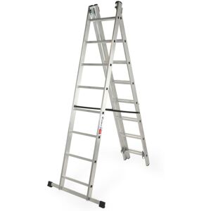 KADAX Multifunctional Aluminum Ladder, Extension Ladder up to 150kg, 8 Steps KADAX Multifunctional Aluminum Ladder, Extension Ladder up to 150kg, 8 Steps
