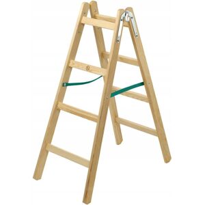 KADAX wooden ladder, step ladder up to 150 kg, folding painter's ladder, 4 steps KADAX wooden ladder, step ladder up to 150 kg, folding painter's ladder, 4 steps