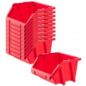 KADAX Workshop Stacking Box, Storage Boxes (Red, Set of 10 - 214x198mm) KADAX Workshop Stacking Box, Storage Boxes (Red, Set of 10 - 214x198mm)