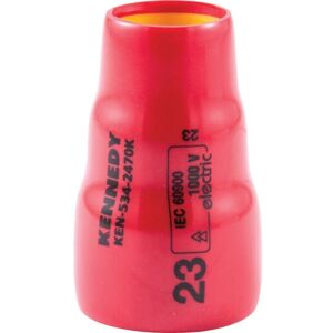 Kennedy 23mm Insulated Hexagon Socket 1/2" Sq/Dr - 1000 V Kennedy 23mm Insulated Hexagon Socket 1/2" Sq/Dr - 1000 V
