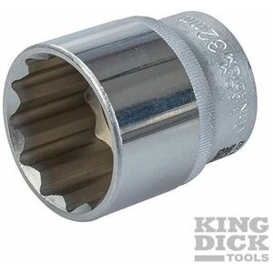 Socket 1/2' sd 12pt Metric 32mm HSM232 - King Dick Socket 1/2' sd 12pt Metric 32mm HSM232 - King Dick