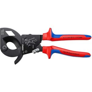 Knipex - 95 31 250 Cable Shears Ratchet Action Multi-Component Grip 250mm (10in) KPX9531250 Knipex - 95 31 250 Cable Shears Ratchet Action Multi-Component Grip 250mm (10in) KPX9531250