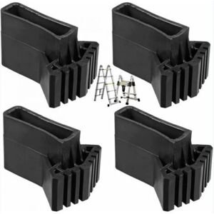 MCBOSON Ladder Foot Covers Ladder Feet Extension Ladder Feet Non-Slip Rubber Ladder Pads Universal Ladder Replacement Feet MCBOSON Ladder Foot Covers Ladder Feet Extension Ladder Feet Non-Slip Rubber Ladder Pads Universal Ladder Replacement Feet