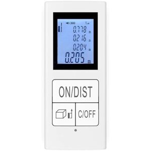 MEMKEY Laser Distance Meter, Portable USB Rechargeable High Precision Mini Digital Chamber Measuring Instrument for Engineering Measurement MEMKEY Laser Distance Meter, Portable USB Rechargeable High Precision Mini Digital Chamber Measuring Instrument for Engineering Measurement