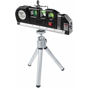 Gotrays - Laser Level Multifunctional Tape Measure 2.5M - Standard and Metric Tape Ruler With Retractable Metal Tripod Gotrays - Laser Level Multifunctional Tape Measure 2.5M - Standard and Metric Tape Ruler With Retractable Metal Tripod