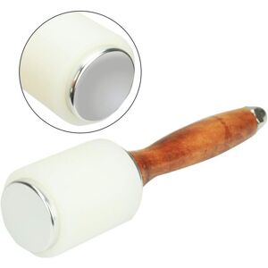 ODIPIE Leathercraft leather hammer, cowhide leather mallet for sewing, wooden mallet for DIY leathercraft with wooden handle, leather cutting hammer ODIPIE Leathercraft leather hammer, cowhide leather mallet for sewing, wooden mallet for DIY leathercraft with wooden handle, leather cutting hammer