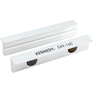 150mm Aluminium Faced Magnetic Vice Jaws - Kennedy 150mm Aluminium Faced Magnetic Vice Jaws - Kennedy