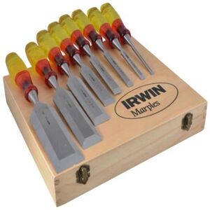 IRWIN Marples M373 Bevel Edge Splitproof Chisel Set 8 piece IRWIN Marples M373 Bevel Edge Splitproof Chisel Set 8 piece