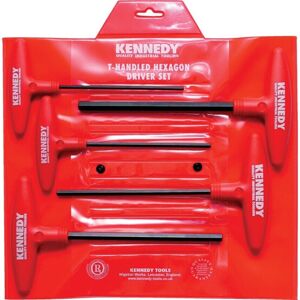 Metric T-Handle Hexagon Driver Set (5 Piece) - Kennedy Metric T-Handle Hexagon Driver Set (5 Piece) - Kennedy