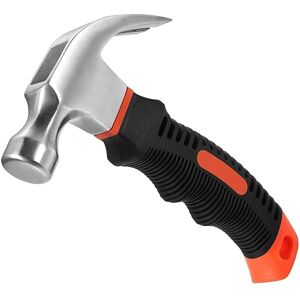 MEMKEY Mini Hammer, Multifunctional Hammer, Small Carbon Steel Nail Puller Hammer with Handle for Maintenance, Carpentry, DIY, Craft, Industry (Orange + MEMKEY Mini Hammer, Multifunctional Hammer, Small Carbon Steel Nail Puller Hammer with Handle for Maintenance, Carpentry, DIY, Craft, Industry (Orange +
