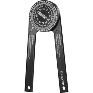 Aougo - Protractor, Miter Saw, Ruler, 7 Inch, Aluminum, Angle Measurement, Protractor, Finder, Angle Finder, Carpenter, Protractor, Tool for Aougo - Protractor, Miter Saw, Ruler, 7 Inch, Aluminum, Angle Measurement, Protractor, Finder, Angle Finder, Carpenter, Protractor, Tool for