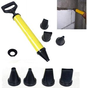 Dewdat - Mortar Grout Gun Mortar Press Mortar Syringe Mortar Pump + 4 Nozzle Accessories Dewdat - Mortar Grout Gun Mortar Press Mortar Syringe Mortar Pump + 4 Nozzle Accessories