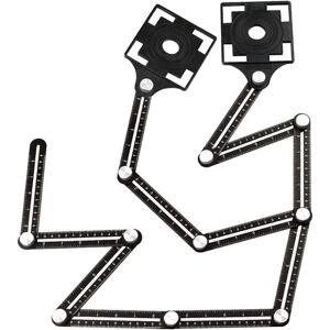 BEIJIYI Multi-angle measuring ruler, angle template tool, multi-template folding measuring tool, 6-sided folding ruler and punch locator for DIY ceramic tile BEIJIYI Multi-angle measuring ruler, angle template tool, multi-template folding measuring tool, 6-sided folding ruler and punch locator for DIY ceramic tile