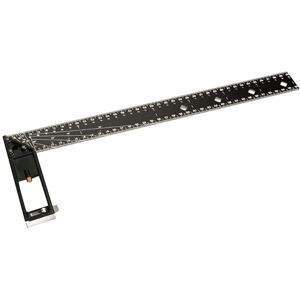 TLILY Multi Functional Right Angle Ruler 45/90 Degree Hole Positioning Marking Woodworking Tool 40cm TLILY Multi Functional Right Angle Ruler 45/90 Degree Hole Positioning Marking Woodworking Tool 40cm