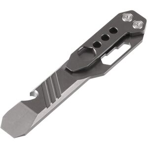 Tlily - Multi-Functional Titanium Pry Bar,Pocket Bar Screwdriver,Bottle Opener Outdoor Tool Wrench. (Stone Washed Gray) Tlily - Multi-Functional Titanium Pry Bar,Pocket Bar Screwdriver,Bottle Opener Outdoor Tool Wrench. (Stone Washed Gray)