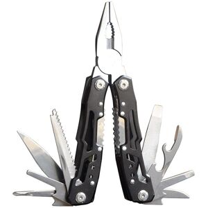 Dewdat - Multifunction Pliers, 14 in 1 Swiss Army Knife Multifunction Pocket Tool, with 11 Screwdriver Bits - Black Dewdat - Multifunction Pliers, 14 in 1 Swiss Army Knife Multifunction Pocket Tool, with 11 Screwdriver Bits - Black