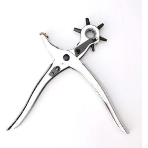 TORMATOR Multifunctional Metal Hole Punch Pliers, Multi-Purpose Round Hole Punch, Universal Punching Tool for Leather, Belts, Paper and Fabric TORMATOR Multifunctional Metal Hole Punch Pliers, Multi-Purpose Round Hole Punch, Universal Punching Tool for Leather, Belts, Paper and Fabric