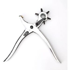 COOCHEER Multifunctional Metal Hole Punch Pliers, Multi-Specification Round Hole Puncher, Universal Punching Tool for Leather, Belt, Paper and Fabric COOCHEER Multifunctional Metal Hole Punch Pliers, Multi-Specification Round Hole Puncher, Universal Punching Tool for Leather, Belt, Paper and Fabric