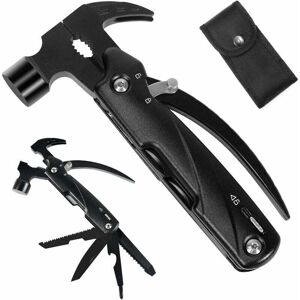 Ymyny - mumu 12-in-1 Multifunctional Pliers Survival Hammer Multi-Purpose Hammer with Stainless Steel Blade for Camping Hunting and Hiking Ymyny - mumu 12-in-1 Multifunctional Pliers Survival Hammer Multi-Purpose Hammer with Stainless Steel Blade for Camping Hunting and Hiking