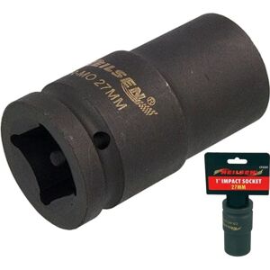Neilsen 1" Drive Standard Deep Square Metric Single Impact Socket 27mm Neilsen 1" Drive Standard Deep Square Metric Single Impact Socket 27mm