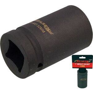 Neilsen 1" Drive Standard Deep Square Metric Single Impact Socket 32mm Neilsen 1" Drive Standard Deep Square Metric Single Impact Socket 32mm