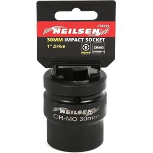 Neilsen 1" Drive Standard Shallow Square Metric Single Impact Socket 30mm Neilsen 1" Drive Standard Shallow Square Metric Single Impact Socket 30mm