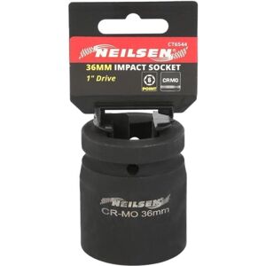 Neilsen 1" Drive Standard Shallow Square Metric Single Impact Socket 36mm Neilsen 1" Drive Standard Shallow Square Metric Single Impact Socket 36mm
