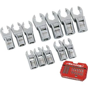 Neilsen 12pc Crows Foot Feet Socket Wrench Spanner Set 3/8" Metric Crow 8mm-19mm Neilsen 12pc Crows Foot Feet Socket Wrench Spanner Set 3/8" Metric Crow 8mm-19mm