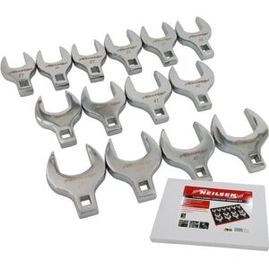 Neilsen 14pc Jumbo Crows Foot Feet Wrench Spanner Set 1/2" Metric 27mm - 50mm Neilsen 14pc Jumbo Crows Foot Feet Wrench Spanner Set 1/2" Metric 27mm - 50mm