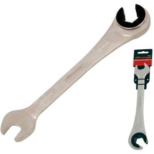 Neilsen - 18mm Flare Nut Wrench Ratchet & Standard Open Ended Brake Pipe Spanner Neilsen - 18mm Flare Nut Wrench Ratchet & Standard Open Ended Brake Pipe Spanner