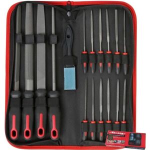 Neilsen 18pc Metal File & Needle Set Round Flat Triangular Half Round Square Neilsen 18pc Metal File & Needle Set Round Flat Triangular Half Round Square