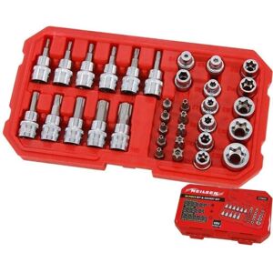 Neilsen 34pc Torx Star Socket Bit Holder Set Sockets 3/8" 5/16" 1/4" Drive Neilsen 34pc Torx Star Socket Bit Holder Set Sockets 3/8" 5/16" 1/4" Drive