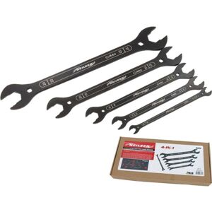 Neilsen 5pc Ultra Thin 4 in 1 Metric Open Ended Spanner Wrench Set 6mm - 27mm Neilsen 5pc Ultra Thin 4 in 1 Metric Open Ended Spanner Wrench Set 6mm - 27mm