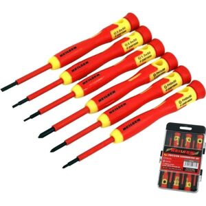 Neilsen 6pc Precision Screwdriver Magnetic Tips VDE Repair Phillips Slotted Set Neilsen 6pc Precision Screwdriver Magnetic Tips VDE Repair Phillips Slotted Set