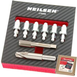 Neilsen 8pc Brake Caliper Bleed Nipple Thread Repair Inserts Kit Set Neilsen 8pc Brake Caliper Bleed Nipple Thread Repair Inserts Kit Set