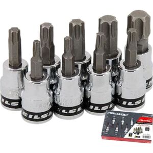 Neilsen 9pc Male Torx Bit Star Socket Set T20 -T60 Trx 3/8" Drive Sockets Neilsen 9pc Male Torx Bit Star Socket Set T20 -T60 Trx 3/8" Drive Sockets