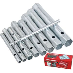Neilsen 9pc Tubular Box Wrench Set 150mm Long Tube Spanner Plumber Mechanic Neilsen 9pc Tubular Box Wrench Set 150mm Long Tube Spanner Plumber Mechanic